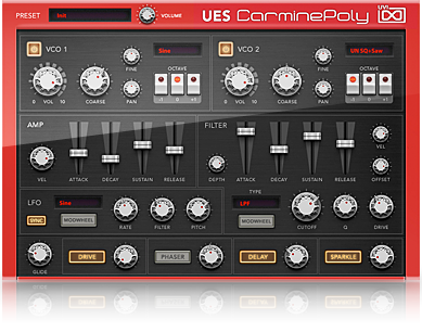 UVI Electro Suite | UES CarminePoly