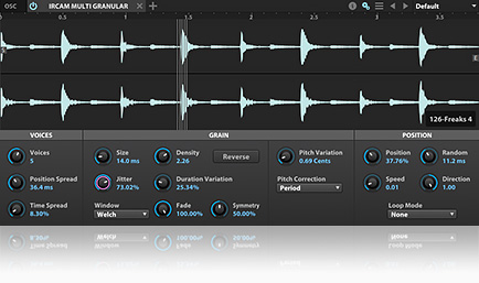 Falcon IRCAM Multi Granular