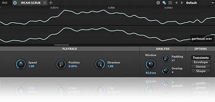 Falcon IRCAM Scrub