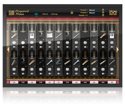 IRCAM Prepared Piano | GUI 1