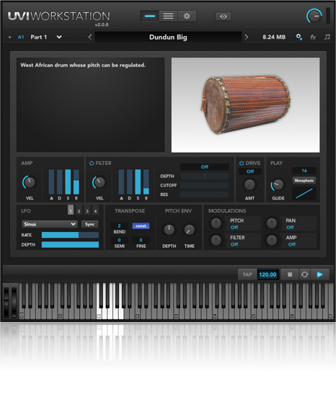 UVI Percussion Store | GUI UVI Percussion Store | GUI