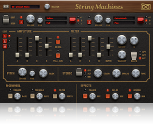 UVI String Machines | GUI 1