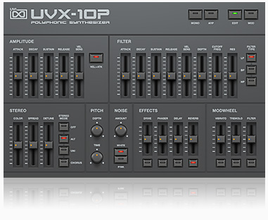 UVI UVX-10P | GUI 1