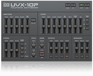 UVI UVX-10P | GUI 1