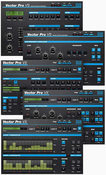 UVI Vector Pro | VS and VX GUI