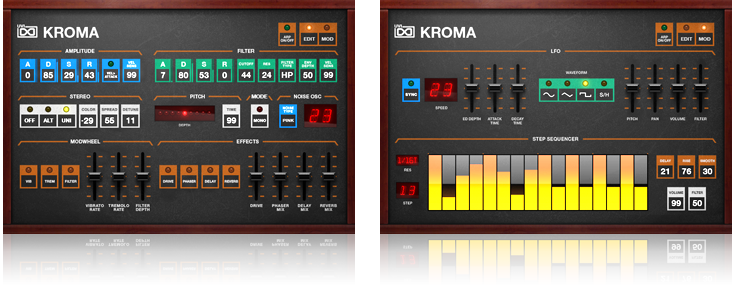 UVI Vintage Legends | KROMA GUI