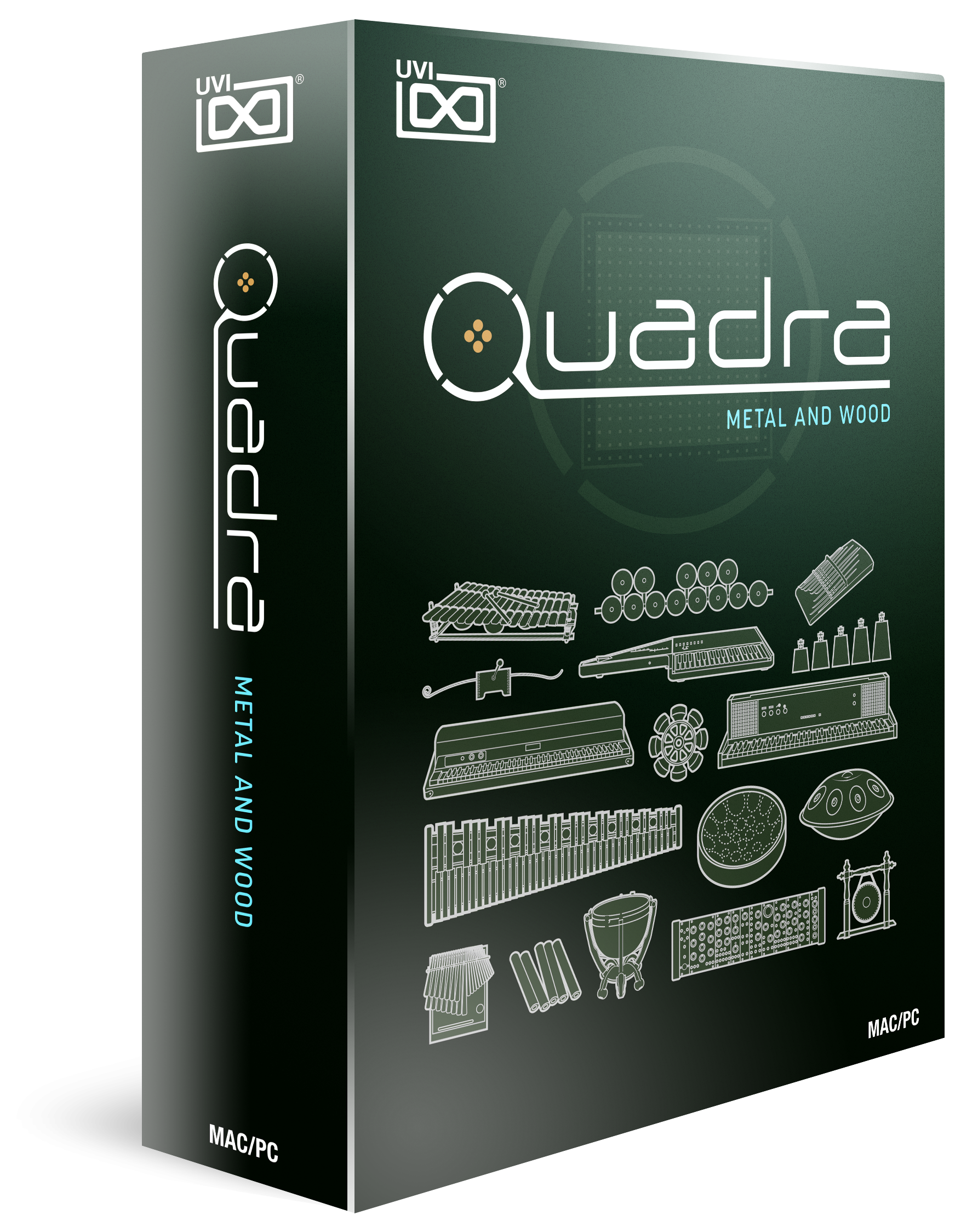 Quadra - Metal and Wood