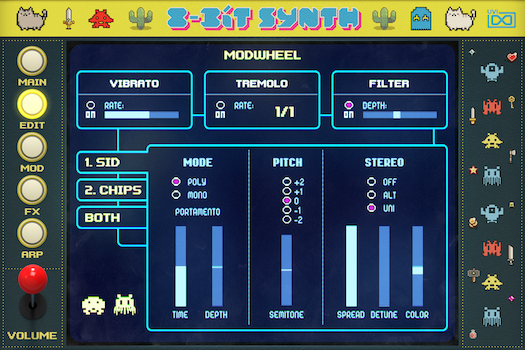 UVI 8-Bit Synth | Edit GUI