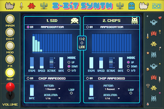 UVI 8-Bit Synth | Arp GUI