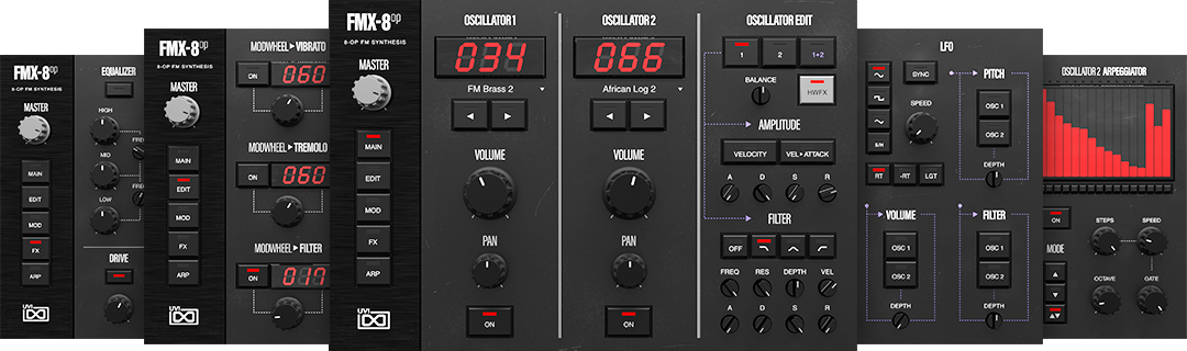 UVI FM Suite | FMX-8op GUI