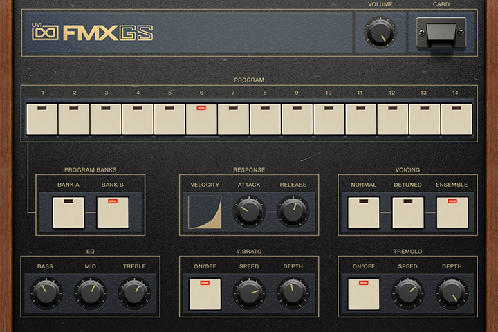 UVI FM Suite | FMX-GS GUI