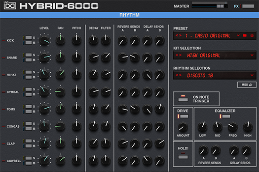 Hybrid 6000 | Rhythm GUI