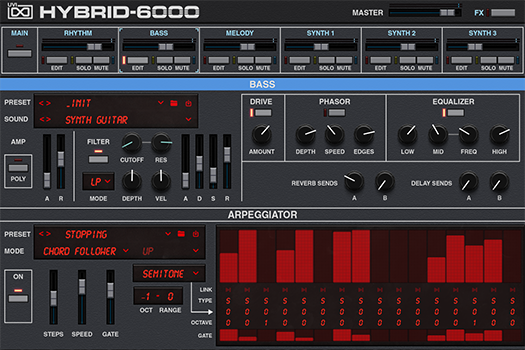 Hybrid 6000 | Bass GUI