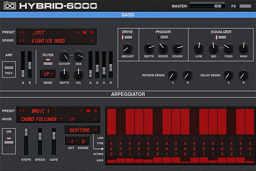Hybrid 6000 | Bass GUI