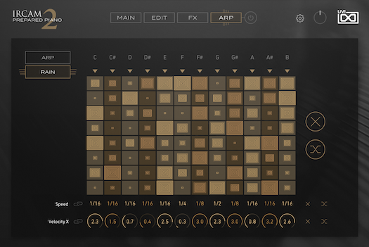 UVI IRCAM Prepared Piano 2 | Arp GUI