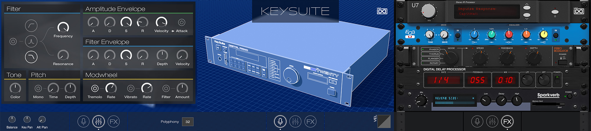 UVI Key Suite Digital | Pages