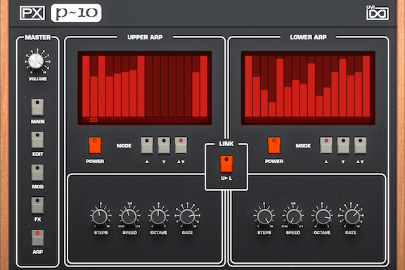 UVI PX P10 | Arp GUI