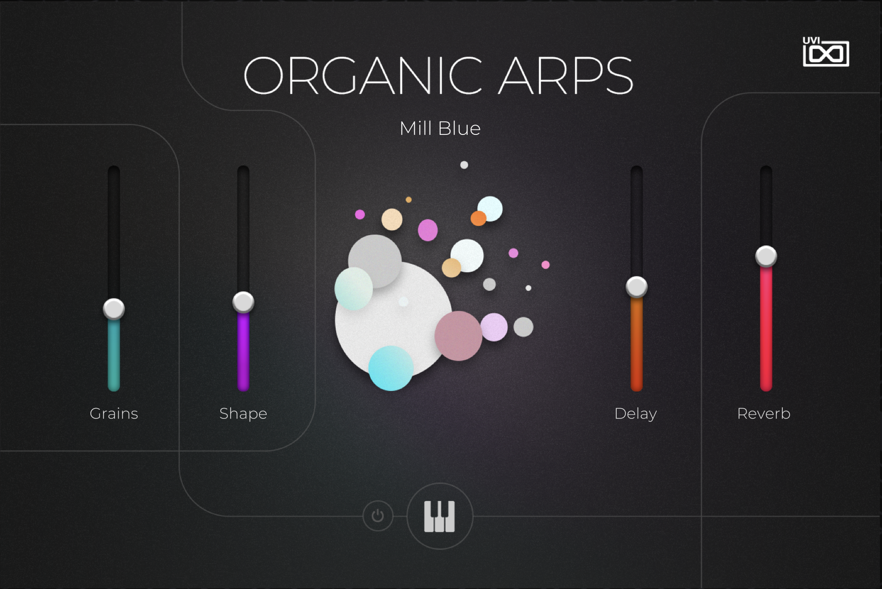 UVI Organic Arps | Gui