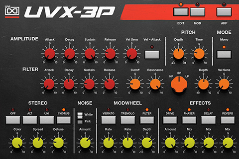 UVI UVX-3P | GUI 