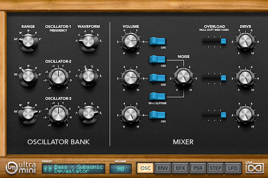 UVI UltraMini | OSC UI