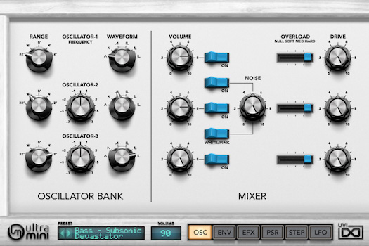 UVI UltraMini | OSC UI