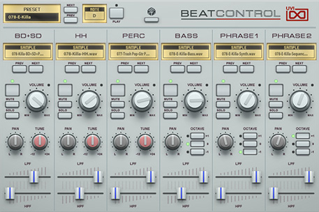 UVI URBAN SUITE - BEATCONTROL | GUI UVI URBAN SUITE - BEATCONTROL | GUI