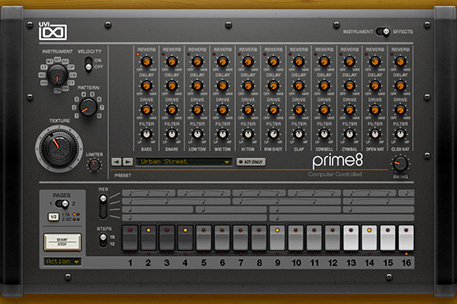 UVI URBAN SUITE - PRIME8 | GUI UVI URBAN SUITE - PRIME8 | GUI