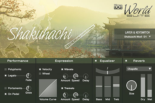 UVI World Suite | Shakuhachi UI