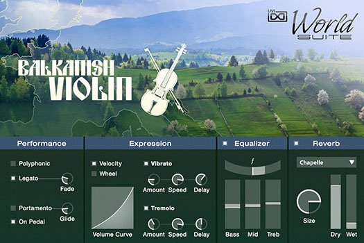 UVI World Suite | Balkanish Violin UI