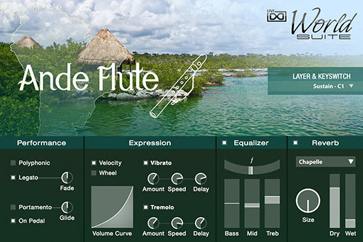 UVI World Suite | Ande Flute UI