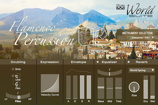 UVI World Suite | Flamenco Percussion UI