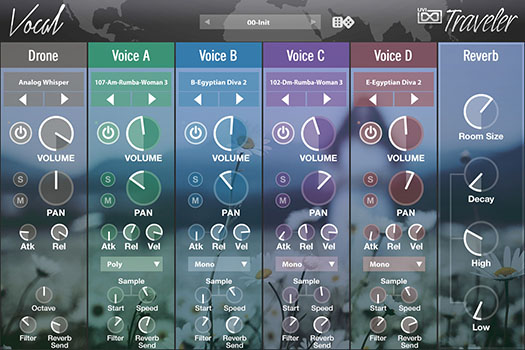 UVI World Suite | Traveler Vocal UI