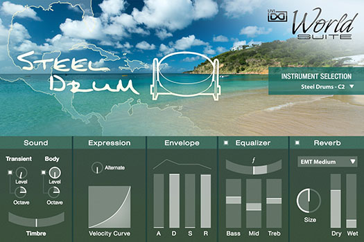 UVI World Suite | Steel Drum UI