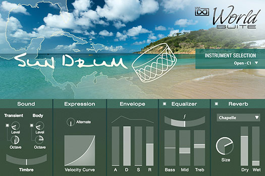 UVI World Suite | Sun Drum UI
