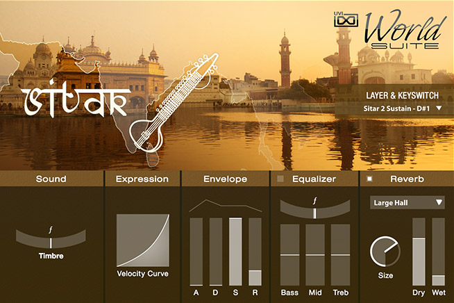 UVI World Suite | India GUI