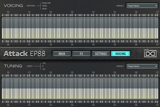 Attack EP88 GUI | Voicing