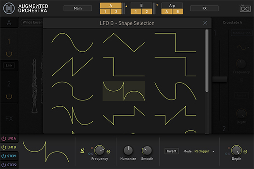 UVI Augmented Orchestra - LFO B FX