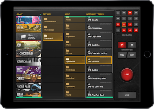 BeatHawk iPad Screen