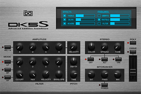 UVI Digital Synsations Volume 2 - DK5S | GUI