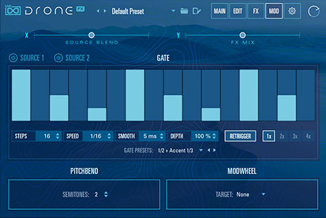 UVI Drone | Gate Sequencer GUI