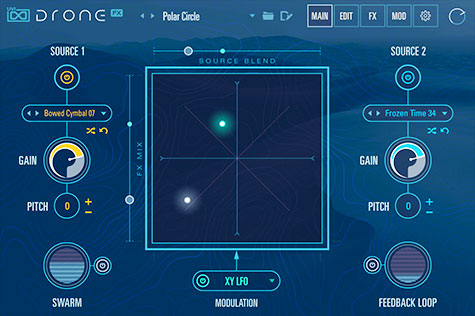 UVI Drone | Sound Exploration GUI