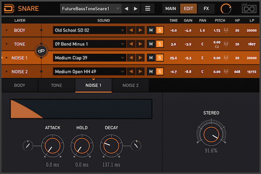 Drum Designer | Snare Noise 1