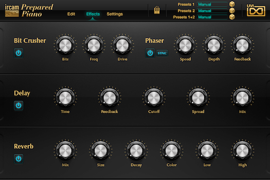 IRCAM Prepared Piano GUI IRCAM Prepared Piano GUI