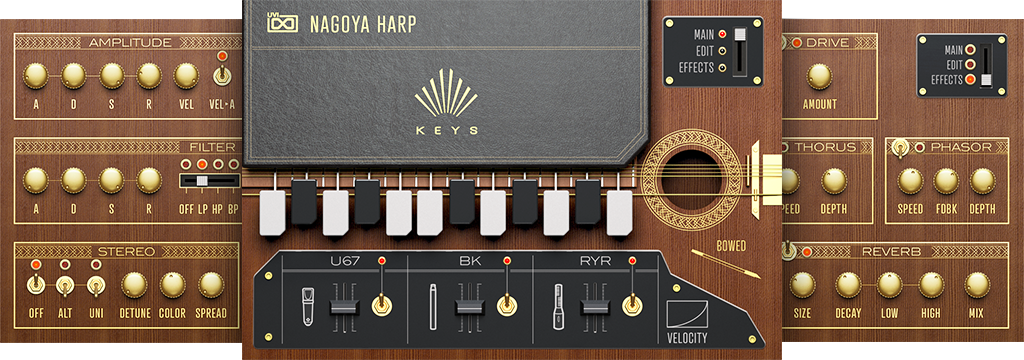 UVI Nagoya Harp | KEYS GUIS