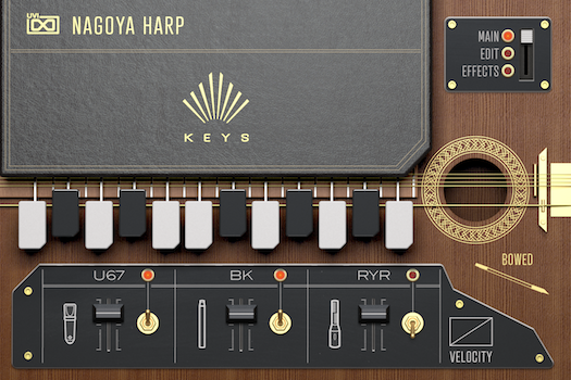 Nagoya Harp KEYS - Main GUI