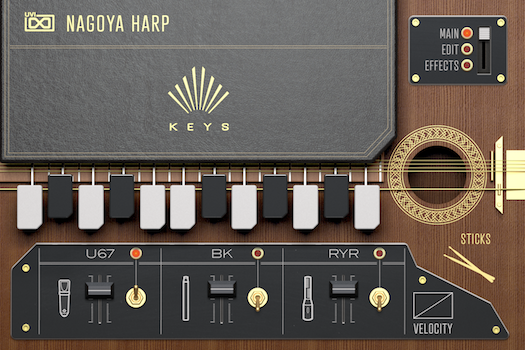 Nagoya Harp KEYS - Main GUI