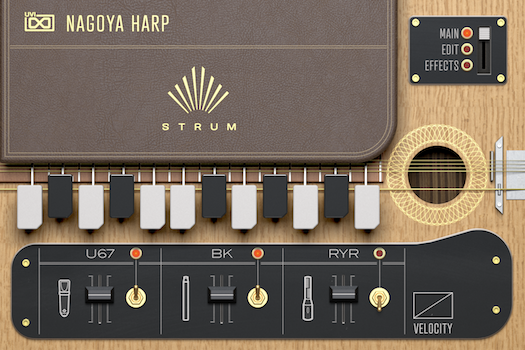 Nagoya Harp STRUM - Main GUI