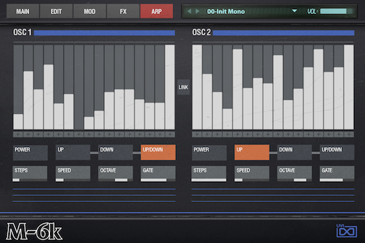 OB Legacy | M-6K Arp GUI