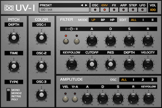 OB Legacy | UV-1 Env GUI