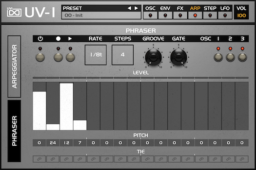 OB Legacy | UV-1 Arp GUI